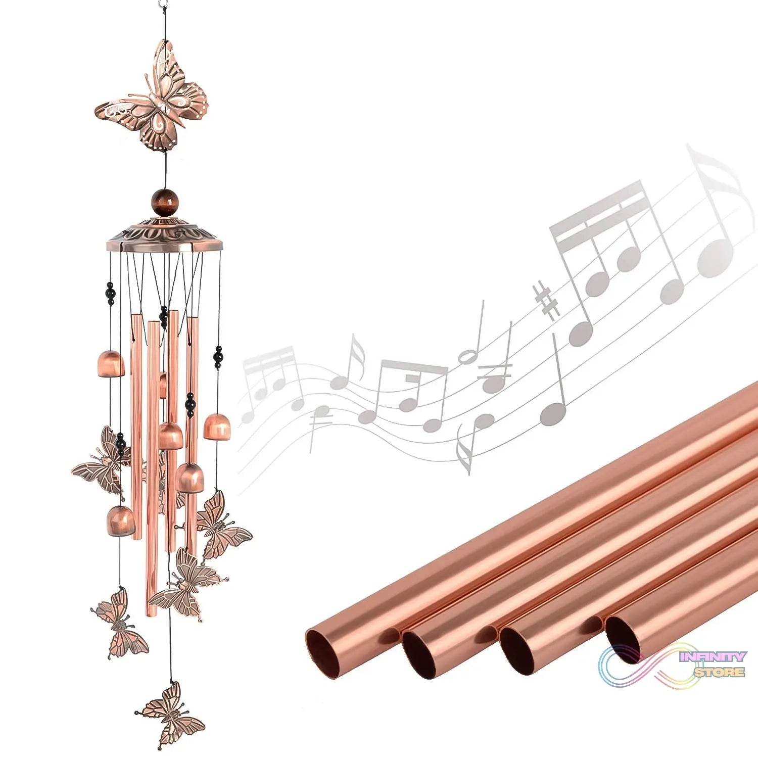 Butterfly Wind Chimes, Wind Chimes Jhumer / Jummer (1 Set) - infinityexculsivestore.com