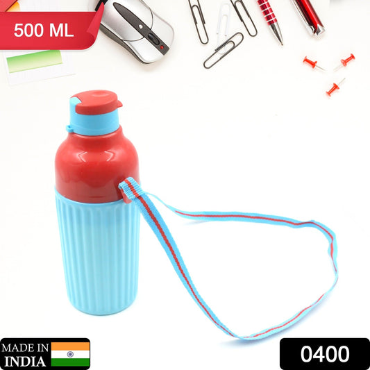 Plastic Sports Insulated Water Bottle with Dori Easy to Carry High Quality Water Bottle, BPA - Free & Leak - Proof! for Kids' School, For Fridge, Office, Sports, School, Gym, Yoga (1 Pc / 500ML) - infinityexculsivestore.com