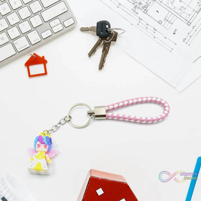 Cute Keychain With Card Gift - Keychain Accessories Key Chain Backpack Charms Car Keys Keychain for Kids Girls, Unicorn Toy and Charm Key- Chain for Bag / Door Key- Ring / car Key- Ring / Party Favor (Mix Color & Design 1 Pc ) - infinityexculsivestore.com