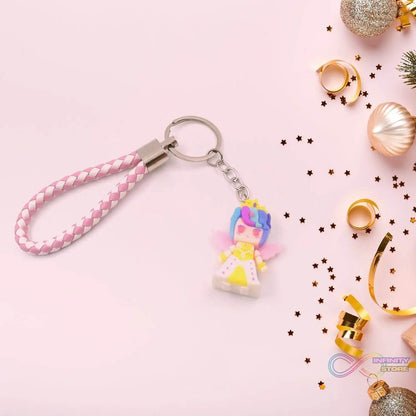 Cute Keychain With Card Gift - Keychain Accessories Key Chain Backpack Charms Car Keys Keychain for Kids Girls, Unicorn Toy and Charm Key- Chain for Bag / Door Key- Ring / car Key- Ring / Party Favor (Mix Color & Design 1 Pc ) - infinityexculsivestore.com