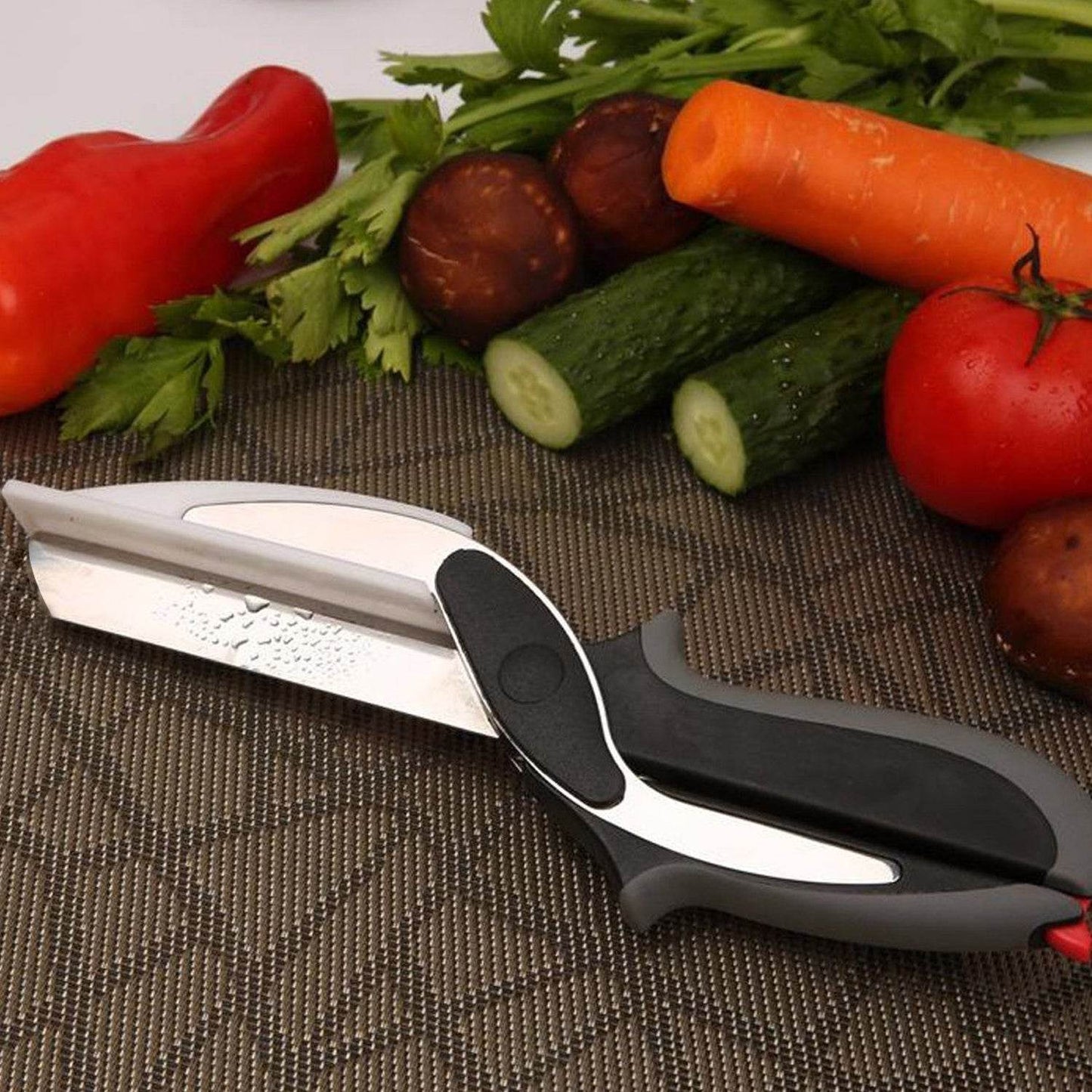 Clever Cutter 2 in 1 Food Chopper Slicer Dicer Vegetable Fruit Cutter - infinityexculsivestore.com