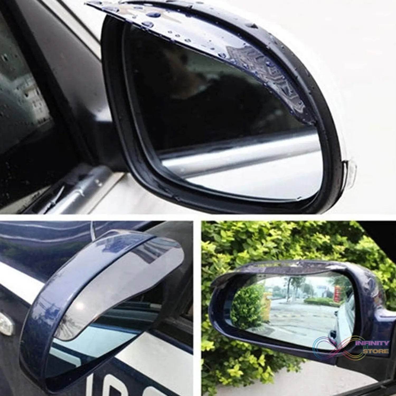 1 Pair Mirror Rain Protector Car Rearview Mirror Rain Blades Car Back Mirror Eyebrow Rain Cover Car Rearview Mirror Eyebrow Covers Flexible Protection Rainproof Decoration Accessories (2 Pcs set) - infinityexculsivestore.com