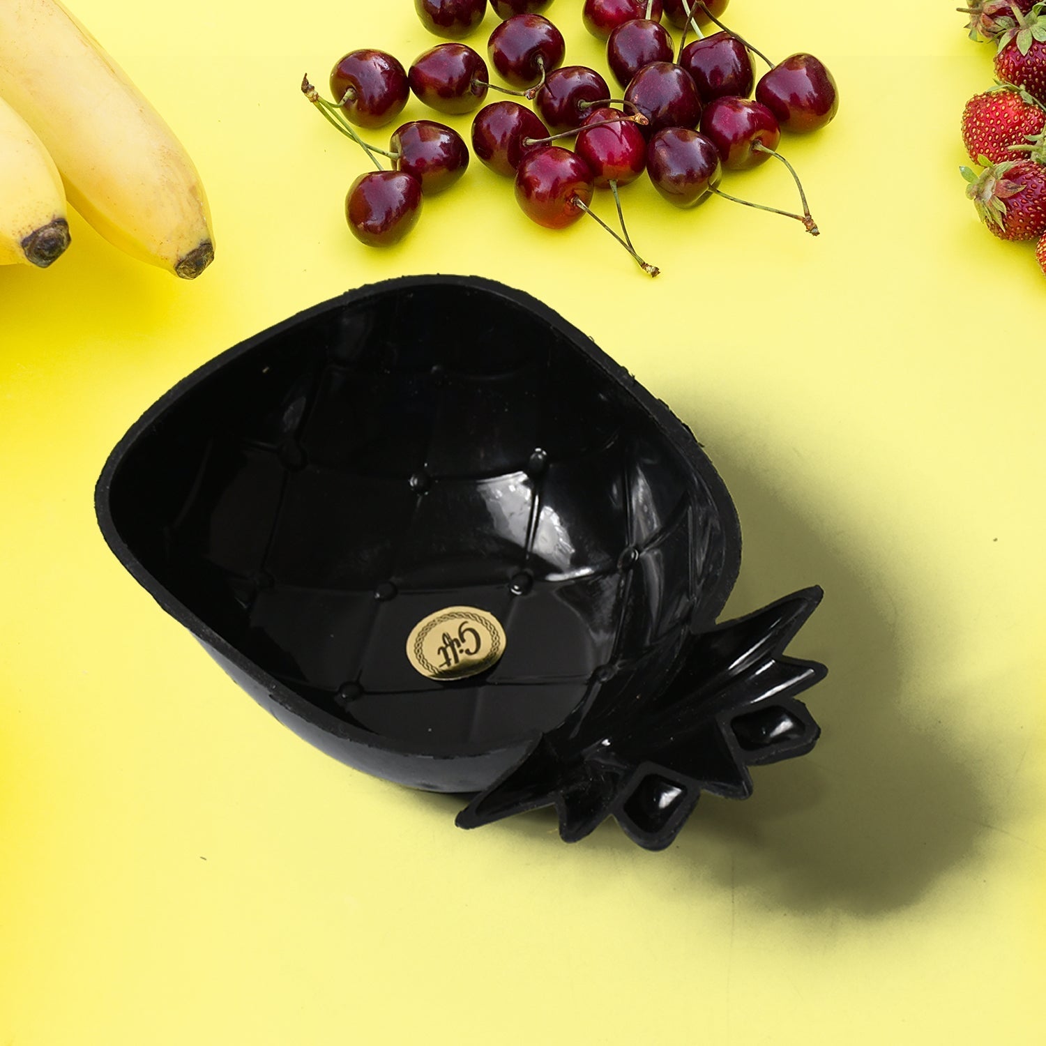 Pine Party Ceramic Tea / cups / Mug Set With Pineapple Shape Serving Bowl Milk Cup, Coffee Cup, Tea Cup, Breakfast Cup, Drinking Mug or Outdoor for Household, Gift for Birthday, Wedding Party (5 Pcs set) - infinityexculsivestore.com