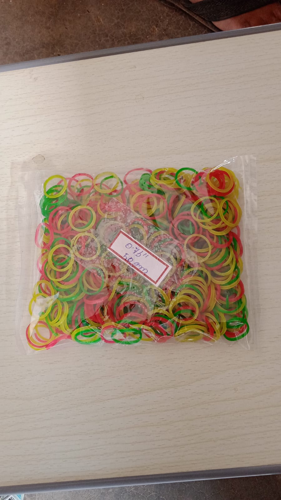 Rubber Band For Office/Home and Kitchen Accessories Item Products, Elastic Rubber Bands, Flexible Reusable Nylon Elastic Unbreakable, For Stationery, School Multicolor (0.75 Inch, 50 GM) - infinityexculsivestore.com