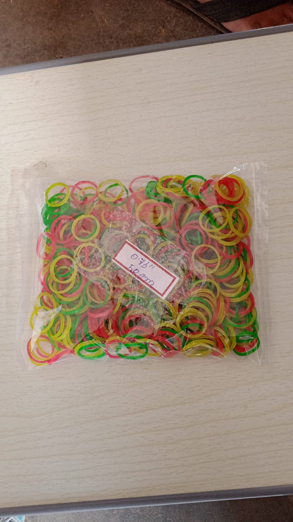 Rubber Band For Office/Home and Kitchen Accessories Item Products, Elastic Rubber Bands, Flexible Reusable Nylon Elastic Unbreakable, For Stationery, School Multicolor (0.75 Inch, 50 GM) - infinityexculsivestore.com