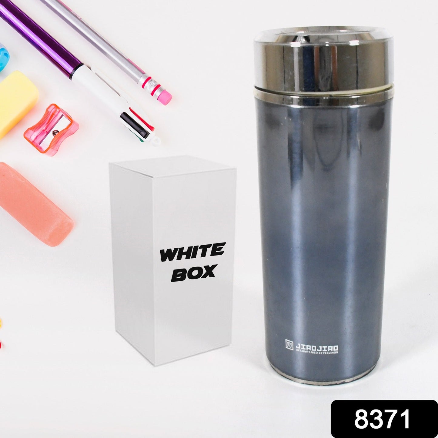 Stainless Steel Vacuum Flask Insulated Water Bottle For Sports & Travel , STAINLESS STEEL SPORTS WATER BOTTLES, BPA FREE AND LEAK PROOF CAP AND STEEL BOTTLE SILVER, STEEL FRIDGE BOTTLE FOR OFFICE / GYM / SCHOOL (350ML) - infinityexculsivestore.com