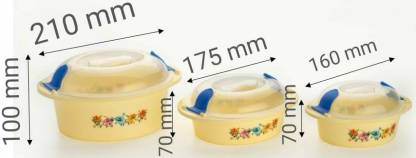 Hot N Fresh Insulated Plastic Casserole Gift Set (3 Pieces) - infinityexculsivestore.com