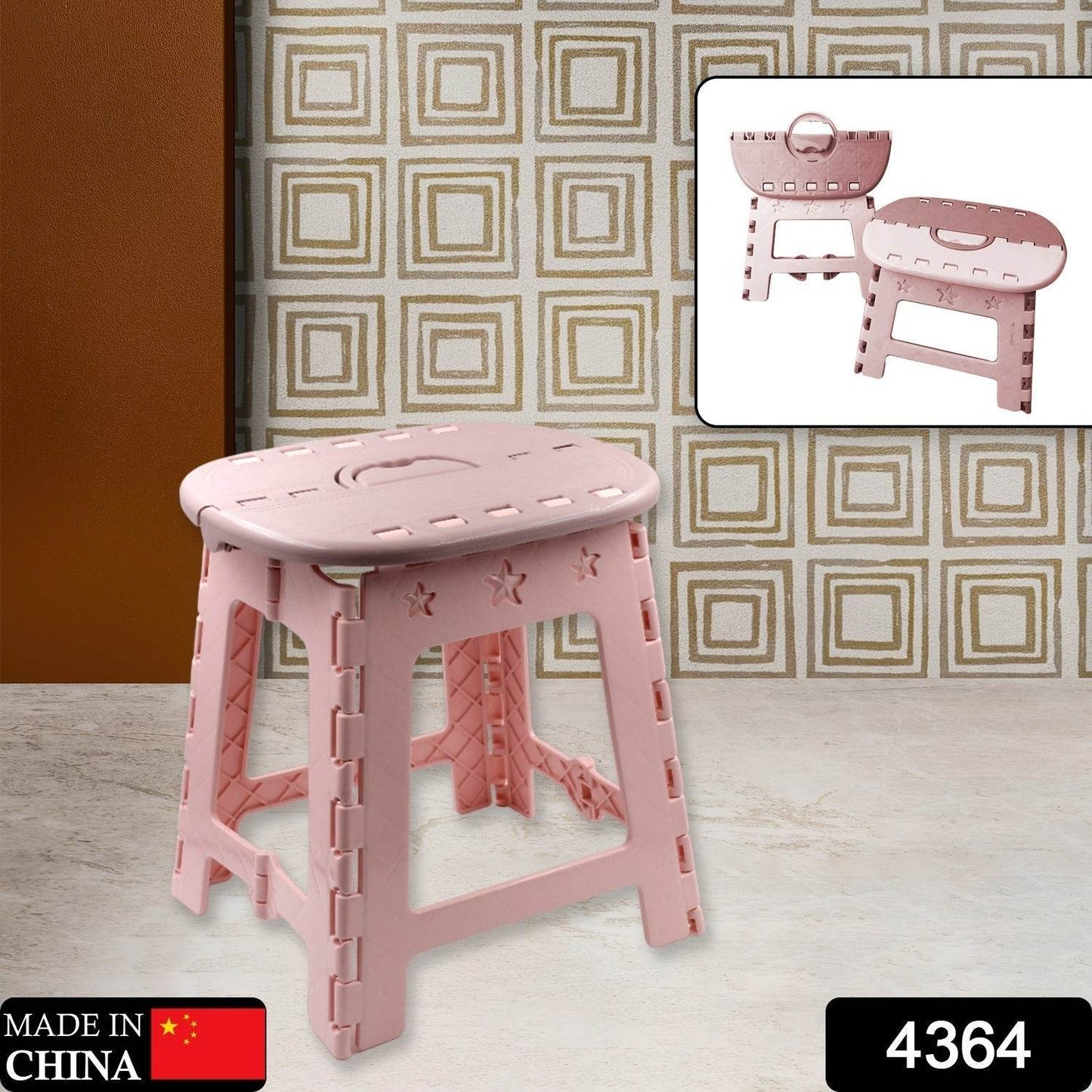 Folding Stool, Portable Travel Stool, Environmentally Friendly PP Material Stool,Portable folding stool folding chair stool folding chair with portable outdoor camping hiking, Stool Chair Folding Stool for Home Use Household (1 pc) - infinityexculsivestore.com