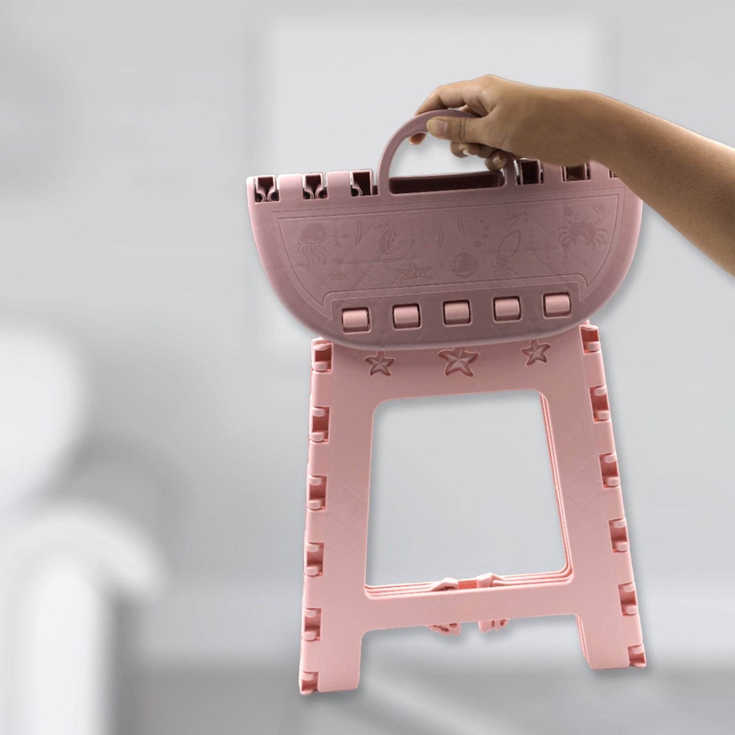 Folding Stool, Portable Travel Stool, Environmentally Friendly PP Material Stool,Portable folding stool folding chair stool folding chair with portable outdoor camping hiking, Stool Chair Folding Stool for Home Use Household (1 pc) - infinityexculsivestore.com