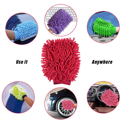 double sided microfiber hand glove duster (Mix Color) - infinityexculsivestore.com