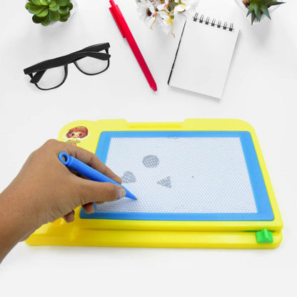 Children Magic Slate Pen Doodle Pad Erasable Drawing Easy Reading Writing Learning Graffiti Board Kids Gift Toy Magnetic Painting Sketch Pad for Baby Children (1 Pc Mix Color) - infinityexculsivestore.com