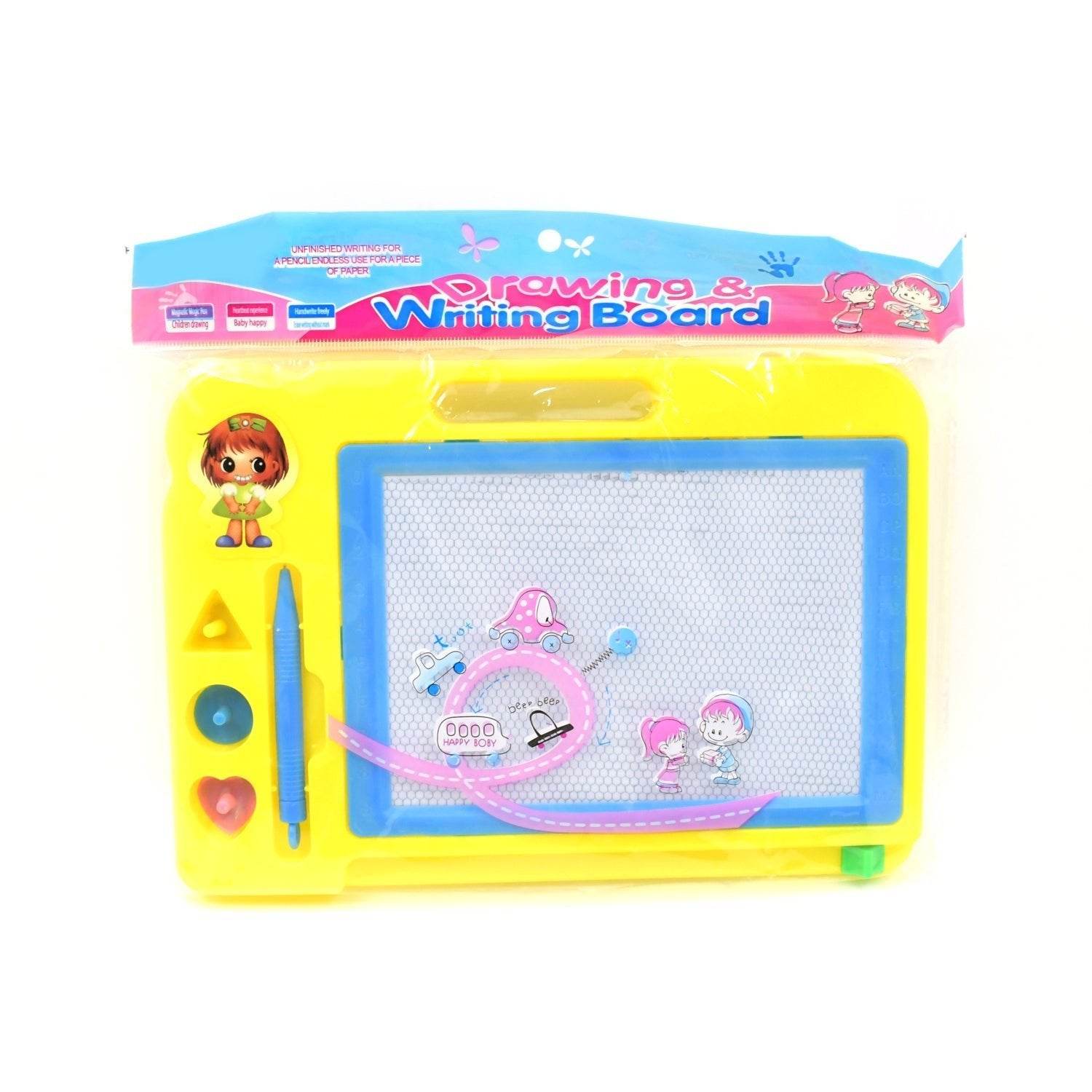 Children Magic Slate Pen Doodle Pad Erasable Drawing Easy Reading Writing Learning Graffiti Board Kids Gift Toy Magnetic Painting Sketch Pad for Baby Children (1 Pc Mix Color) - infinityexculsivestore.com