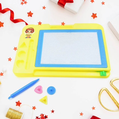 Children Magic Slate Pen Doodle Pad Erasable Drawing Easy Reading Writing Learning Graffiti Board Kids Gift Toy Magnetic Painting Sketch Pad for Baby Children (1 Pc Mix Color) - infinityexculsivestore.com