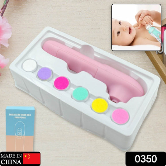 6 in1 Electric Manicure Nail Sharpener for Babies and Children Baby Nail Cutter Manicure with 6 Grinding Heads, Electric Baby Nail File Electric Nail Clipper Toddler Nail Scissors Dropshipping - infinityexculsivestore.com
