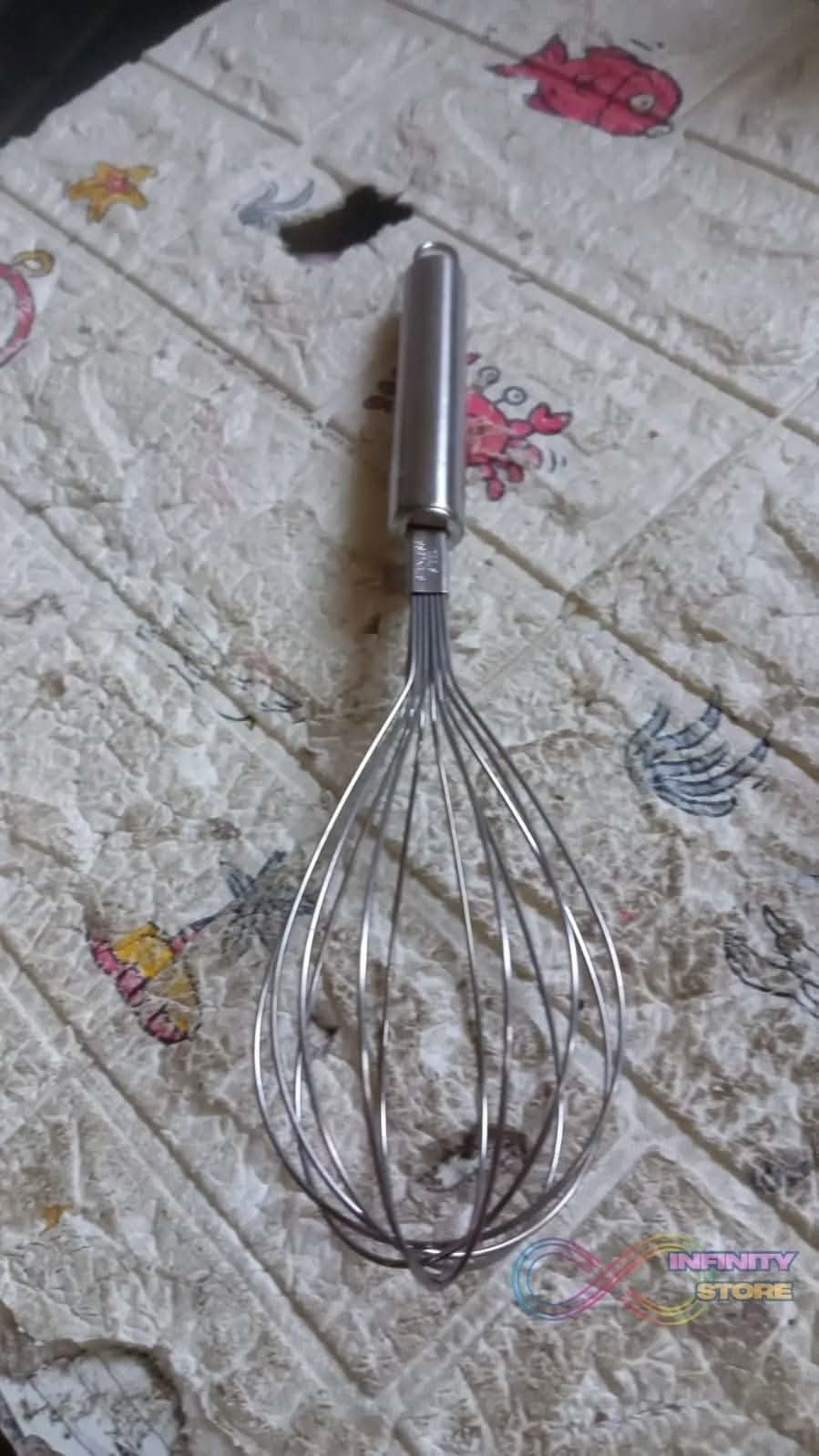 Kitchen Whisk, Stainless Steel Kitchen Tool Non-Scratch Best Stainless Steel Whisk for Perfect Metal Hand Whisk for Cooking Soup Whisking Spatula Tool Is a Great Kitchen Accessory or Gift (1 Pc / 29cm) - infinityexculsivestore.com