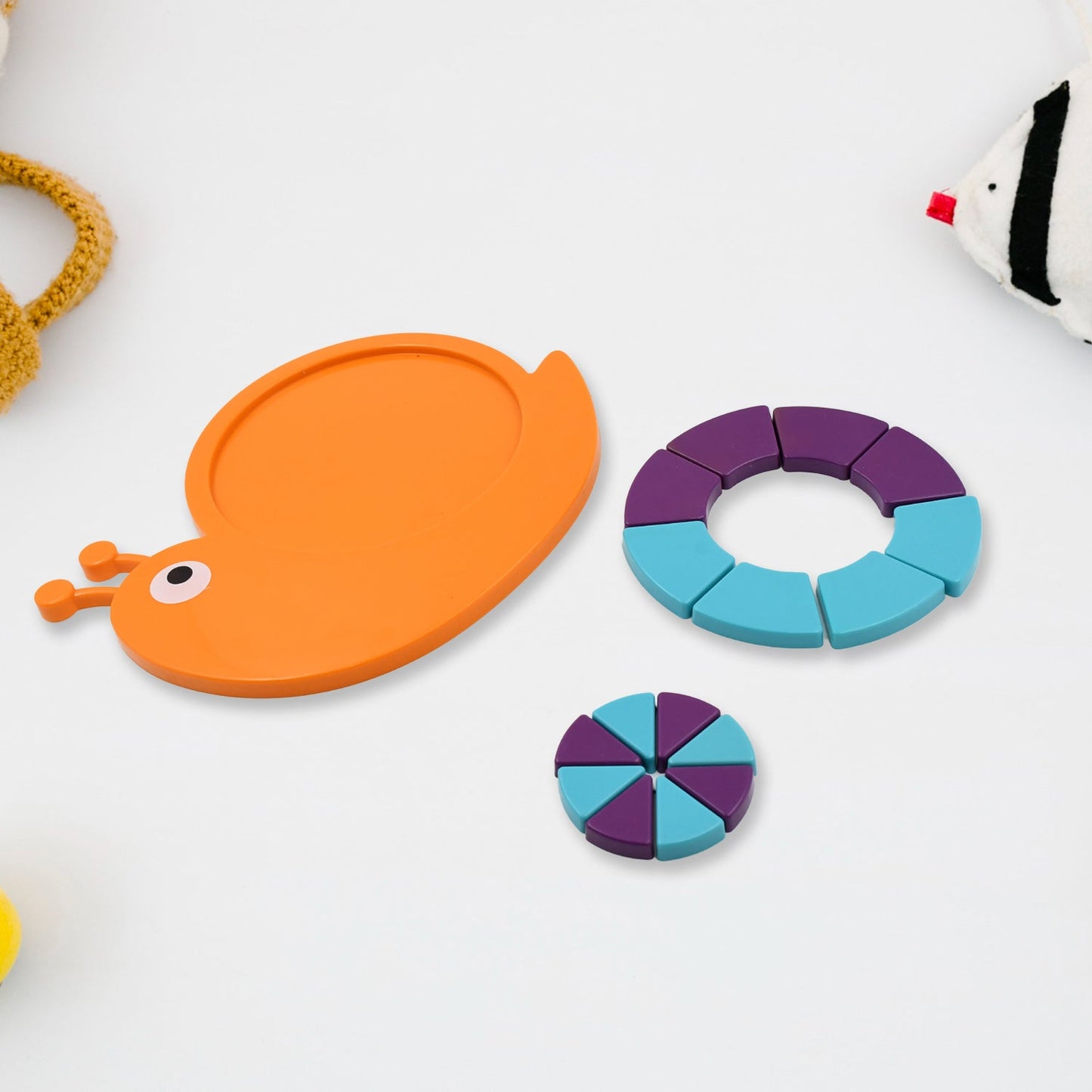 Toys Snail Puzzle Kids, Mini Travel Puzzle Games & Pre School Toys Develops Motor & Reasoning Skills STEM Educational Toy, Birthday Gifts 3 - 6 Year kids, Brain Games for Kids, Building Blocks for Kids (Mix Color) - infinityexculsivestore.com