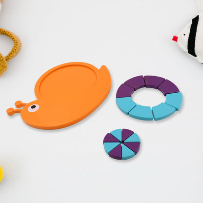 Toys Snail Puzzle Kids, Mini Travel Puzzle Games & Pre School Toys Develops Motor & Reasoning Skills STEM Educational Toy, Birthday Gifts 3 - 6 Year kids, Brain Games for Kids, Building Blocks for Kids (Mix Color) - infinityexculsivestore.com