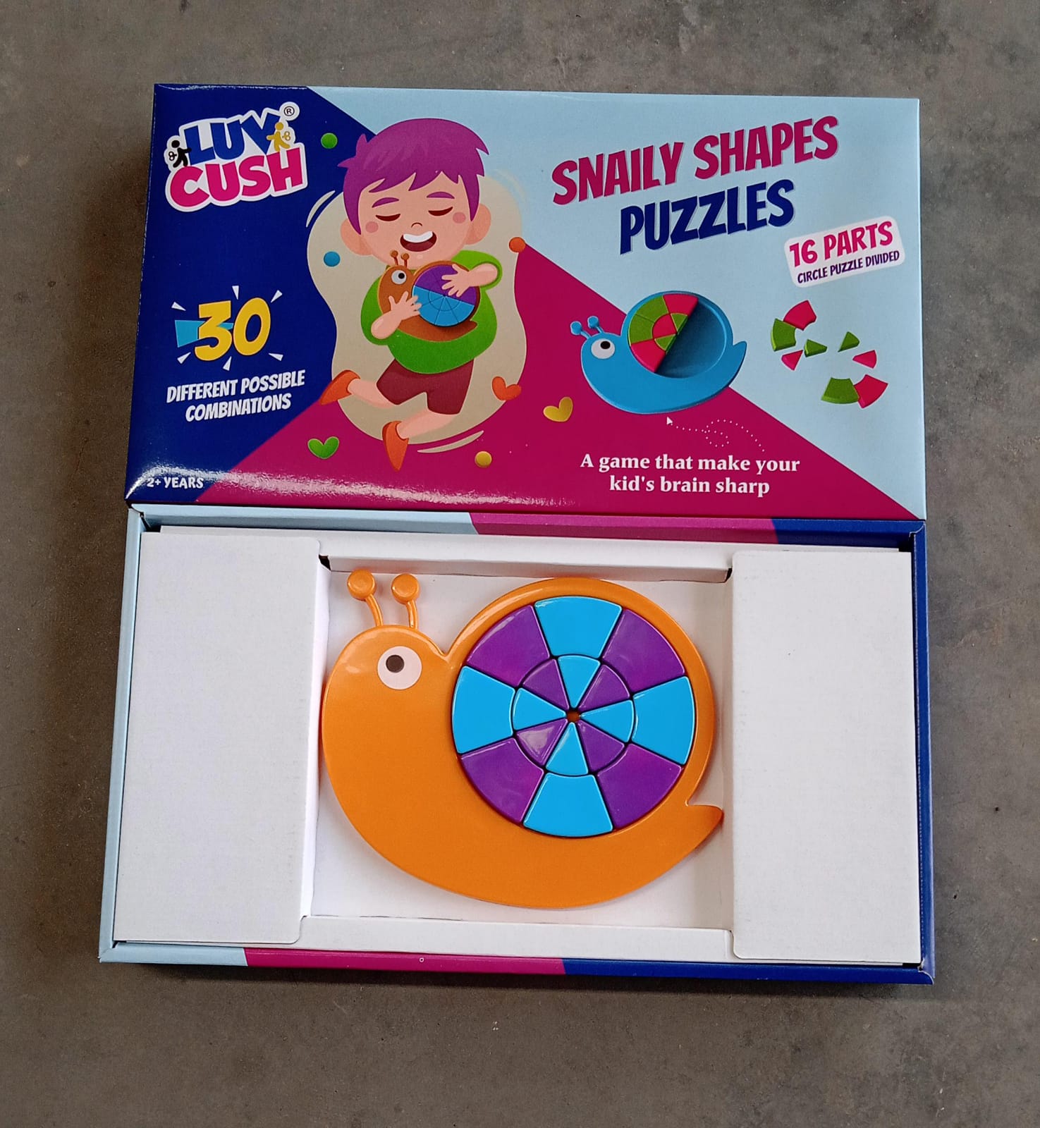Toys Snail Puzzle Kids, Mini Travel Puzzle Games & Pre School Toys Develops Motor & Reasoning Skills STEM Educational Toy, Birthday Gifts 3 - 6 Year kids, Brain Games for Kids, Building Blocks for Kids (Mix Color) - infinityexculsivestore.com