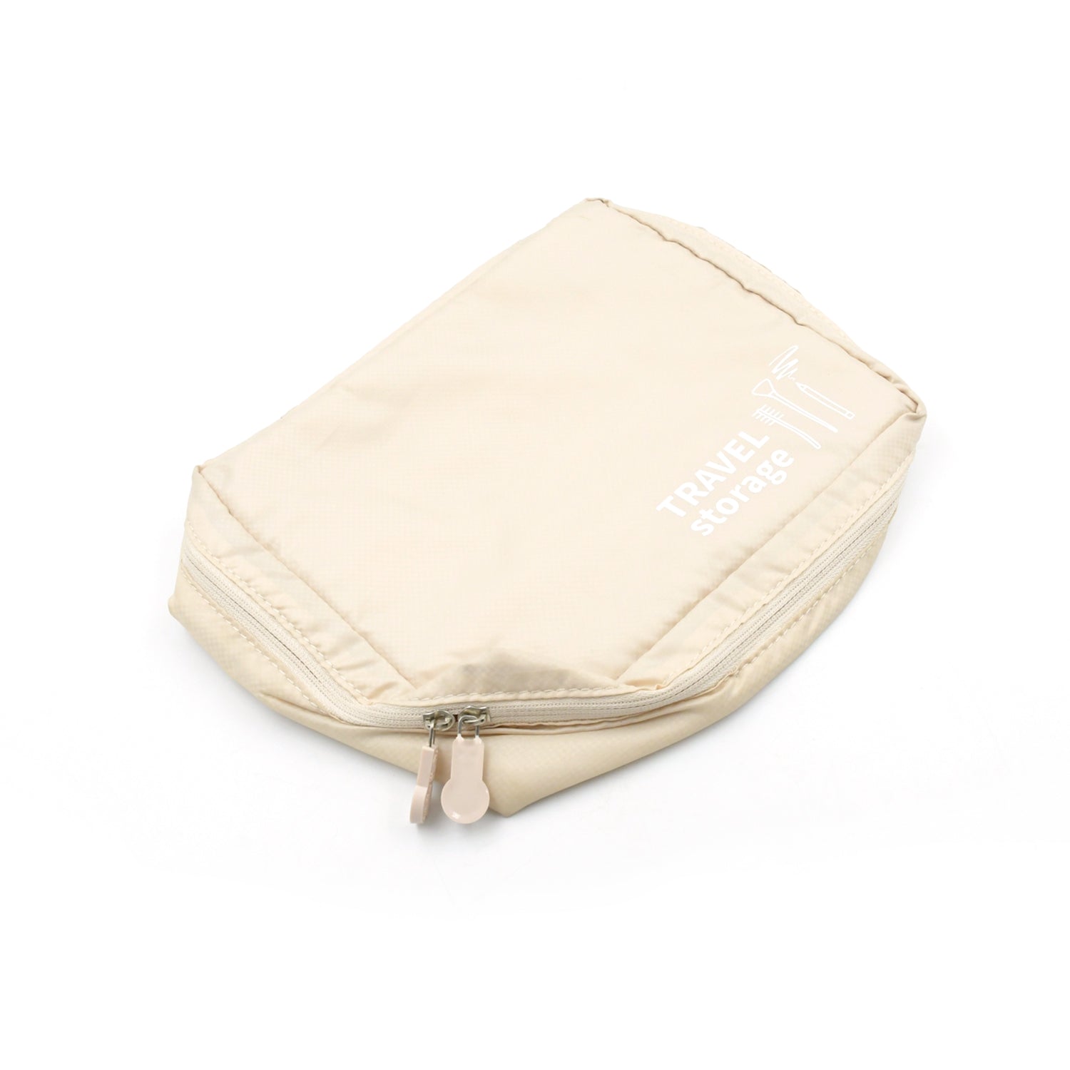Travel Wash Bag Multi - Functional Waterproof Cosmetic Storage Bag Handheld Foldable Hook Cosmetic Bag with Zipper Closure Handbag Portable Classification Bags(1 Pc Mix Design) - infinityexculsivestore.com
