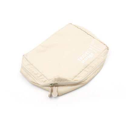 Travel Wash Bag Multi - Functional Waterproof Cosmetic Storage Bag Handheld Foldable Hook Cosmetic Bag with Zipper Closure Handbag Portable Classification Bags(1 Pc Mix Design) - infinityexculsivestore.com