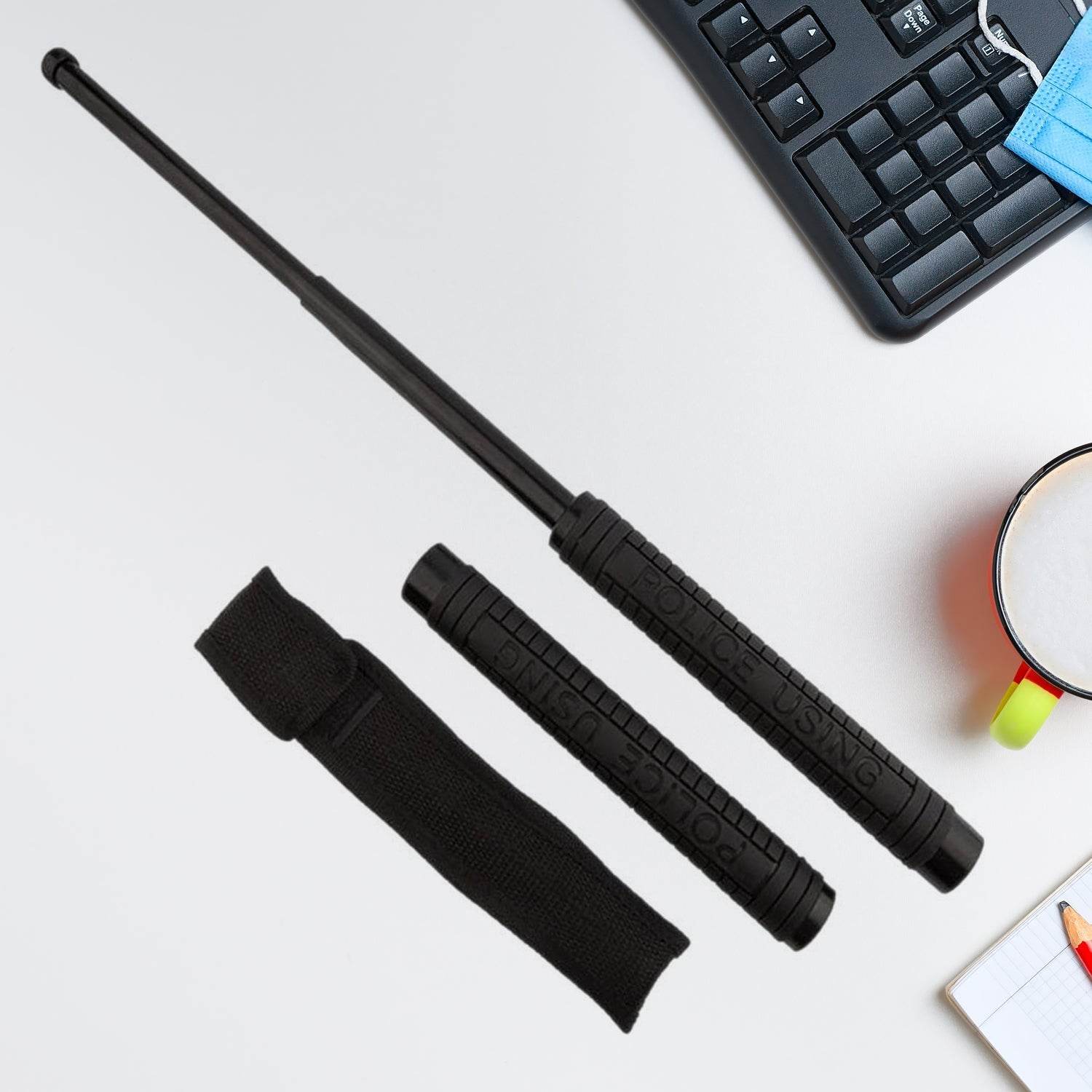 DIY Self-Defense Stick Safety Survival Emergency Outdoor Safety Protection Rod, Multi-Function Collapsible Walking Hiking Emergency Self Defence Tool Extended for Men and Women (50 Cm) - infinityexculsivestore.com