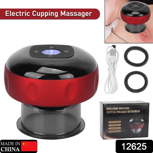 Electric Intelligent Breathing Cupping Massage Instrument The Smart Cupping Therapy Set's Massager for Muscle and Joint Pain Cellulite Massage Back Pain Relief for Back Shoulder Leg (1 Pc) - infinityexculsivestore.com
