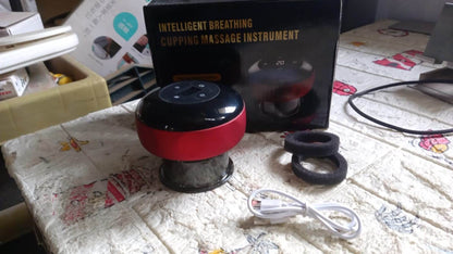 Electric Intelligent Breathing Cupping Massage Instrument The Smart Cupping Therapy Set's Massager for Muscle and Joint Pain Cellulite Massage Back Pain Relief for Back Shoulder Leg (1 Pc) - infinityexculsivestore.com