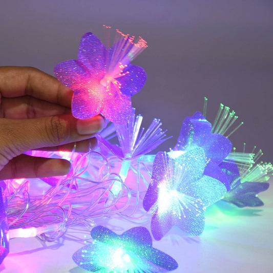 Flower Design Home Decoration Electrical Series Light 13 Feet Home Decoration Diwali & Wedding LED Christmas String Light Indoor and Outdoor Light ,Festival Decoration Led String Light, Multi-Color Light (16L 13 Feet) - infinityexculsivestore.com