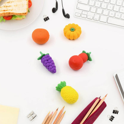 3D Mix Design Fancy & Stylish Colorful Erasers, Mini Eraser Creative Cute Novelty Eraser for Children Different Designs Eraser Set for Return Gift, Birthday Party, School Prize (1 Set) - infinityexculsivestore.com