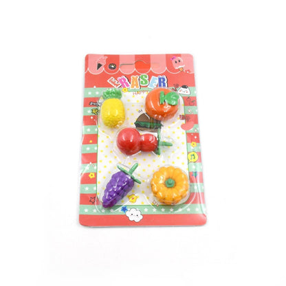 3D Mix Design Fancy & Stylish Colorful Erasers, Mini Eraser Creative Cute Novelty Eraser for Children Different Designs Eraser Set for Return Gift, Birthday Party, School Prize (1 Set) - infinityexculsivestore.com