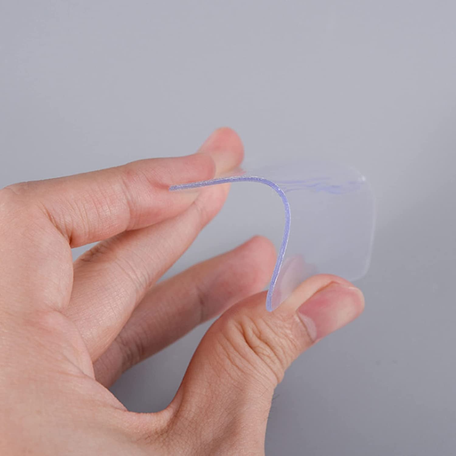 New Double Side Tape Sticker Strong Waterproof Wall Indoor Nano Adhesive No Trace Gel Clear Industrial Multipurpose Removable Use for Bedroom, Home, Kitchen, Hotel (0.6mmx1pc) - infinityexculsivestore.com