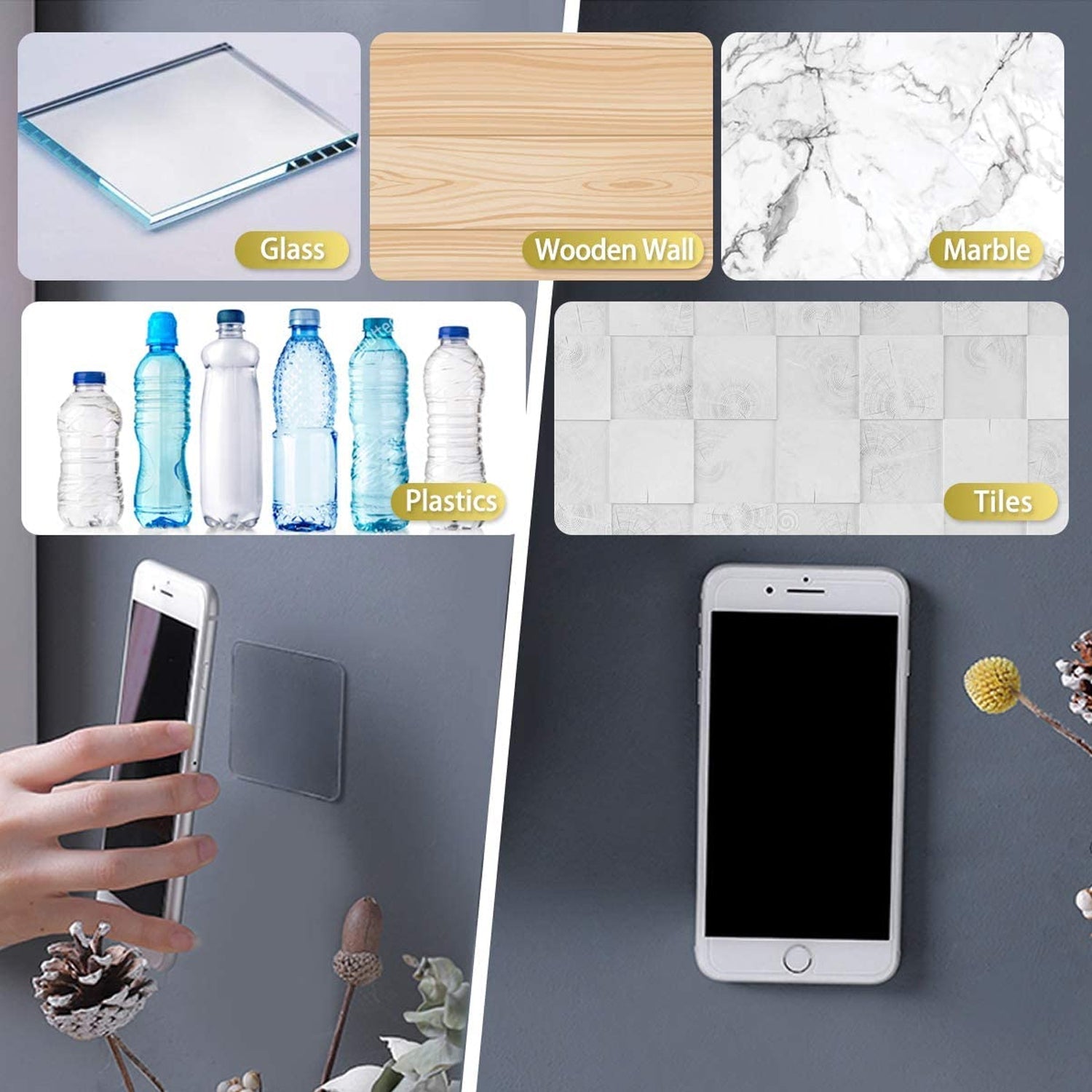 New Double Side Tape Sticker Strong Waterproof Wall Indoor Nano Adhesive No Trace Gel Clear Industrial Multipurpose Removable Use for Bedroom, Home, Kitchen, Hotel (0.6mmx1pc) - infinityexculsivestore.com
