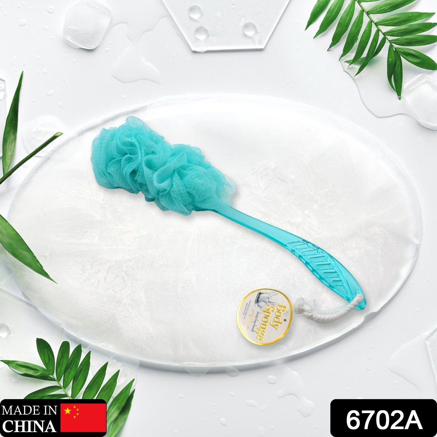 Loofah Back Scrubber for Shower, Long Handle Bath Sponge Shower Brush, Soft Nylon Mesh Back Cleaner Washer, Body Bath Brush for Women and Men, Bathroom Shower Accessories (45 Cm) - infinityexculsivestore.com