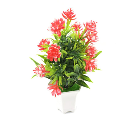 Wild Artificial Flower Plants with Cute Pot | Flower Plant for Home Office Decor | Tabletop and Desk Decoration | Artificial Flower for Balcony Indoor Decor, Plants for Living Room (1 Pc) - infinityexculsivestore.com