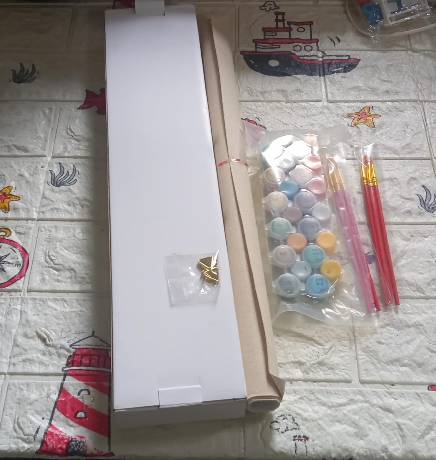 Paint by Numbers for Adults Beginner - Adults' Paint - by - Number Kits on Canvas - DIY Oil Painting by Numbers for Adults - 24 Number Color, 6 paintbrushes, pre - printed canvas (unframed) 40 cm x 50 cm - infinityexculsivestore.com