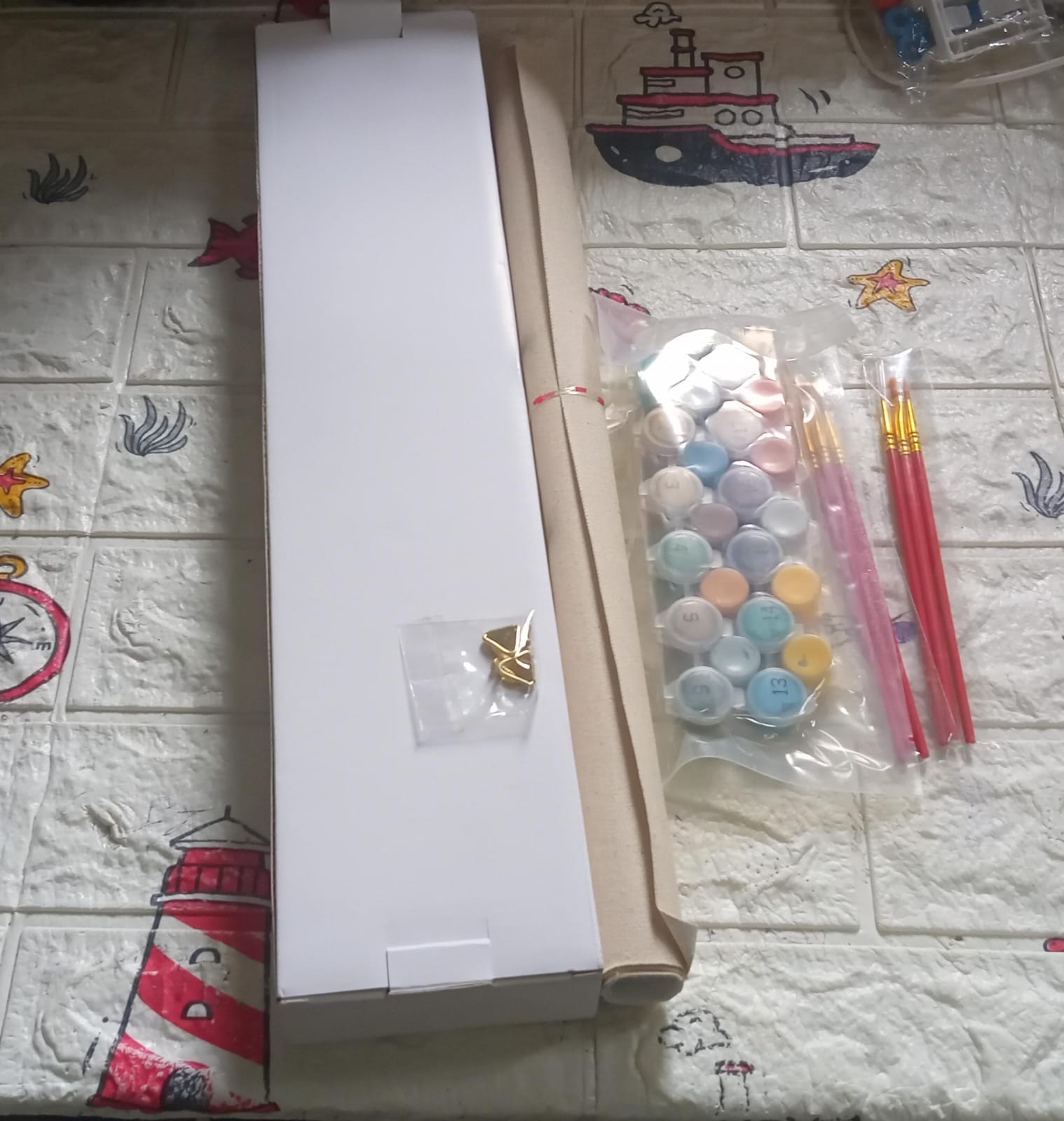 Paint by Numbers for Adults Beginner - Adults' Paint - by - Number Kits on Canvas - DIY Oil Painting by Numbers for Adults - 24 Number Color, 6 paintbrushes, pre - printed canvas (unframed) 40 cm x 50 cm - infinityexculsivestore.com