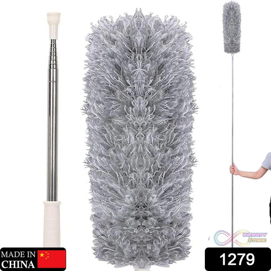 Microfiber Dusters for Cleaning, Telescoping Feather Duster with 100 inches Extendable Handle Pole, Dusting Cleaning Tools for Cleaning High Ceiling, Ceiling Fan, Blinds, Cobwebs, Furniture, Cars - infinityexculsivestore.com