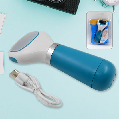 Electronic Dry Foot File, Callous Remover for Feet, Electric Foot with Roller Hard and Dead Skin- Regular Coarse, Baby smooth feet in minutes. For in home padicure foot care, Battery Powered & USB (Battery not included) - infinityexculsivestore.com