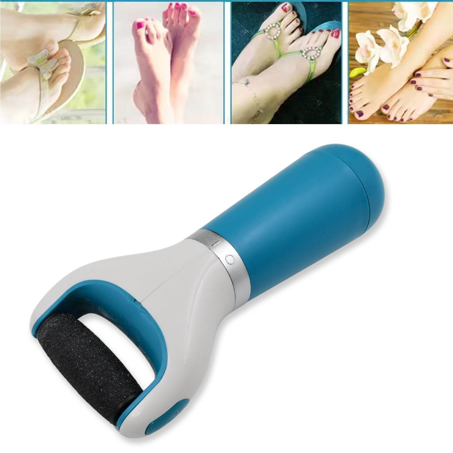 Electronic Dry Foot File, Callous Remover for Feet, Electric Foot with Roller Hard and Dead Skin- Regular Coarse, Baby smooth feet in minutes. For in home padicure foot care, Battery Powered & USB (Battery not included) - infinityexculsivestore.com