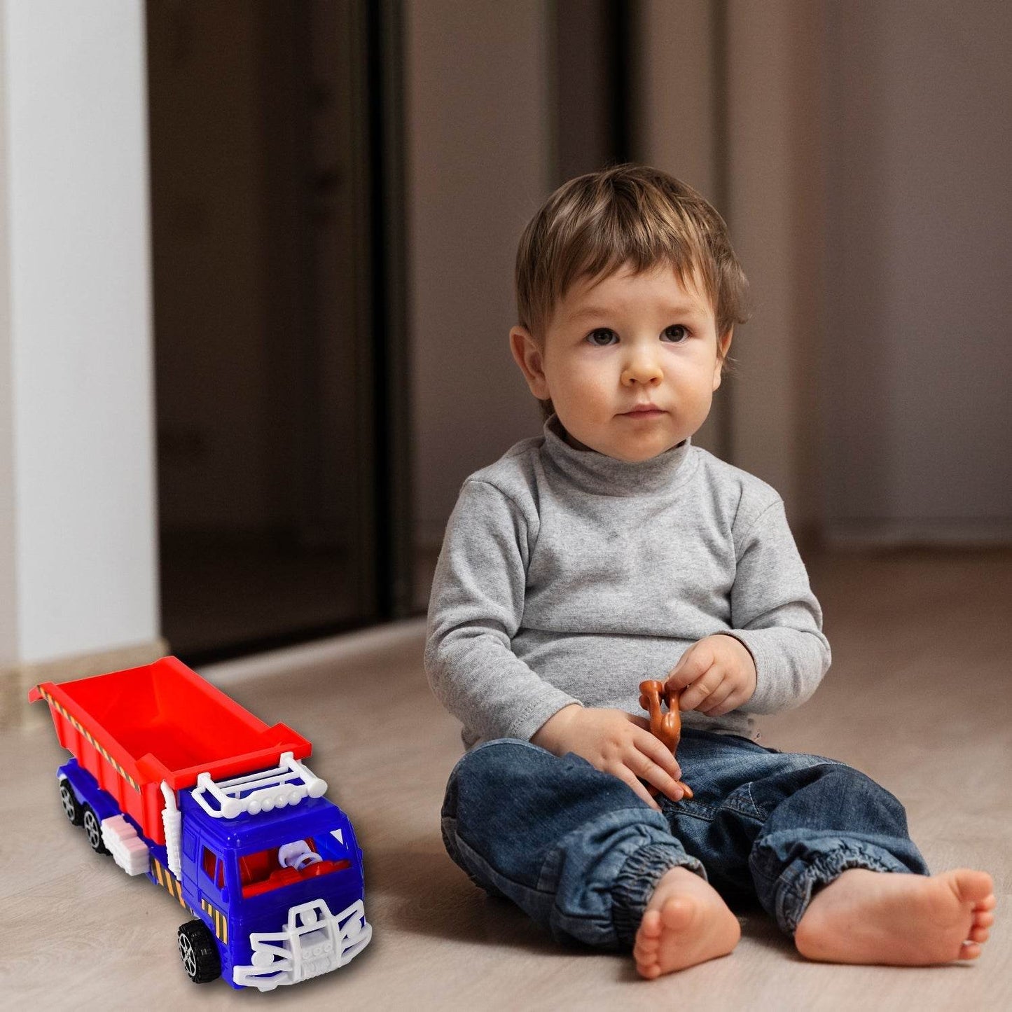 friction power truck toy for kids. - infinityexculsivestore.com