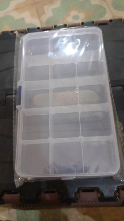 15 Grids Jewelry Organizer Plastic Jewelry Organizer Box Clear Jewelry Organizer Box Plastic Bead Organizers with Adjustable Dividers for Herbs Pills Bead, Jewelry, and Other Small Item (1 Pc) - infinityexculsivestore.com