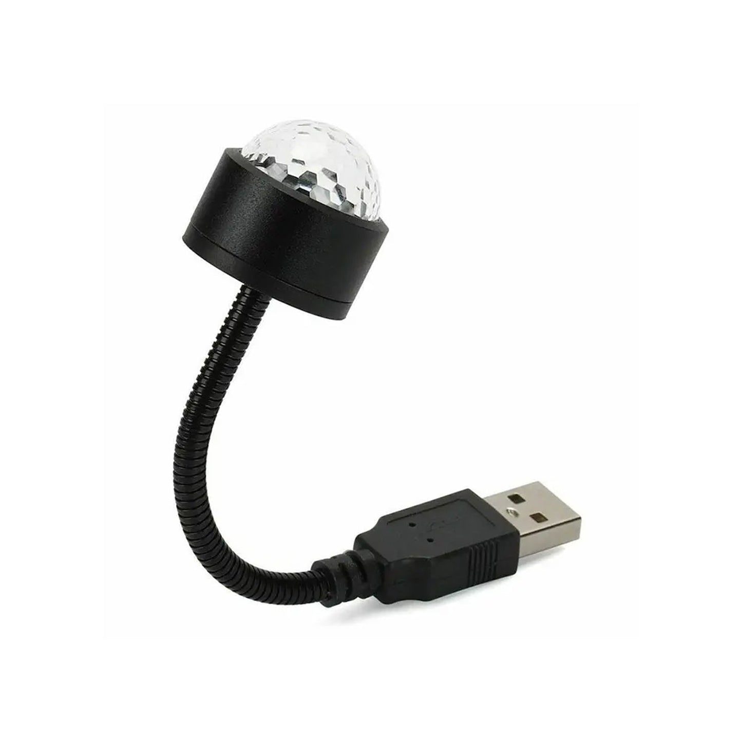 USB Star Night Light Projector and Mini Disco Ball Light, Adjustable Auto Roof Interior Car Ceiling Lights, Flexible Atmosphere Strobe Light Decorations for Bedroom Car Party Ceiling - infinityexculsivestore.com
