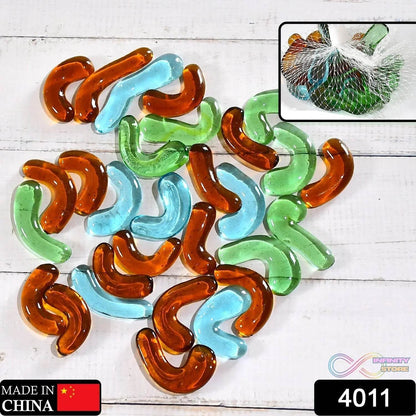 Glass Gem Stone, Flat Round Marbles Pebbles for Vase Fillers, Attractive pebbles for Aquarium Fish Tank. - infinityexculsivestore.com