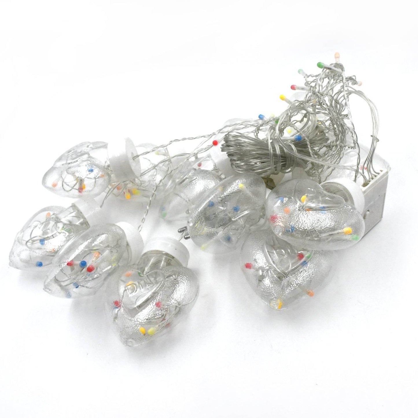 8 Feet 12 Wish Heart Ball String LED Lights With Color Box for Home Decoration, Diwali & Wedding LED Christmas Light Indoor and Outdoor Light ,Festival Decoration (Wishing Ball Multicolor) - infinityexculsivestore.com