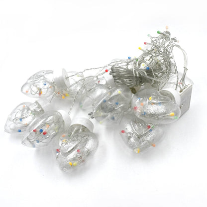 8 Feet 12 Wish Heart Ball String LED Lights With Color Box for Home Decoration, Diwali & Wedding LED Christmas Light Indoor and Outdoor Light ,Festival Decoration (Wishing Ball Multicolor) - infinityexculsivestore.com