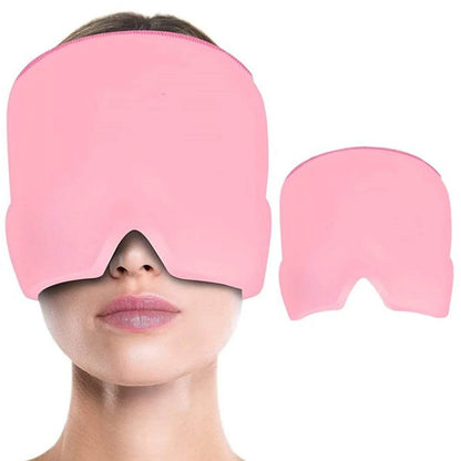 Headache Relief Hat Migraine Cap, Wearable Migraine Mask Ice Head Wrap for Tension Headache, Puffy Eyes, Sinus Headache & Stress Relief - infinityexculsivestore.com