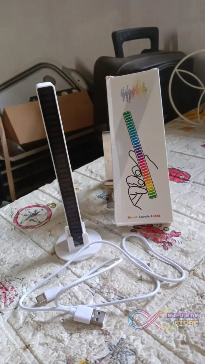 Rhythm Lights, AGC Automatic Gain Control 32 Colorful RGB Light Adjustable Pickup Rhythm Lights, RGB LED Voice - Activated Rhythm Light Car Home Sound Control Ambient Light (1 Pc) - infinityexculsivestore.com