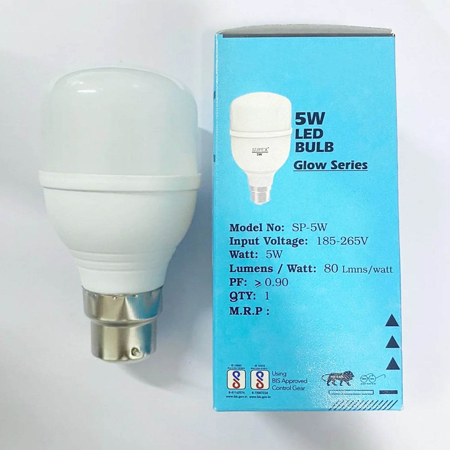 High-Power 5 W LED Light Bulb, Brightness LED Bulb White, General Lighting Bulb, Energy Saver Superior Light , LED Bulb, Cool White For every room: bedroom, living room, kitchen, garage, bathroom (5 Watt) - infinityexculsivestore.com