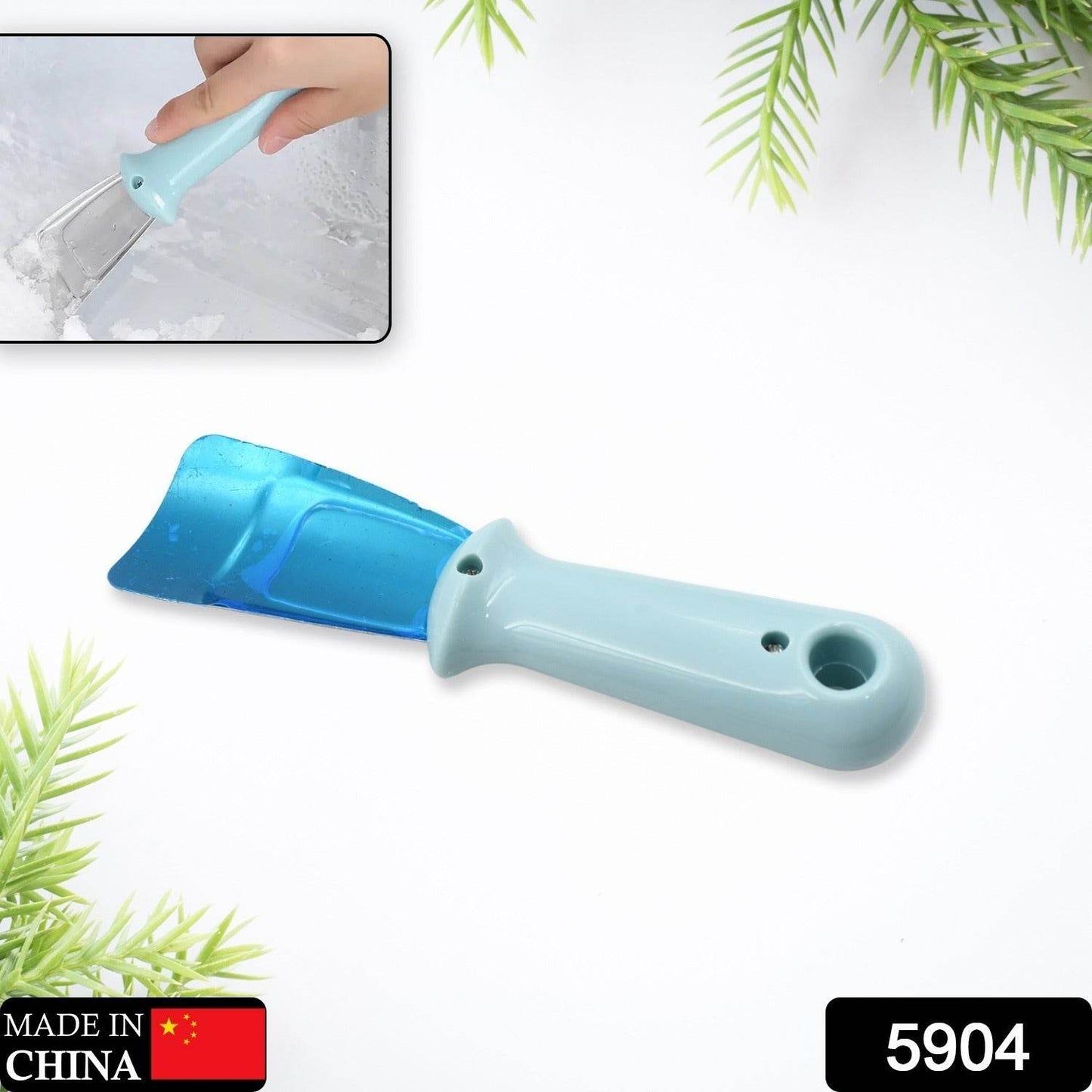 ice Remover Scoop, Non Slip Ergonomic Design Compact Size Freezer Shovel Anti Rust for Refrigerator (1Pc) - infinityexculsivestore.com