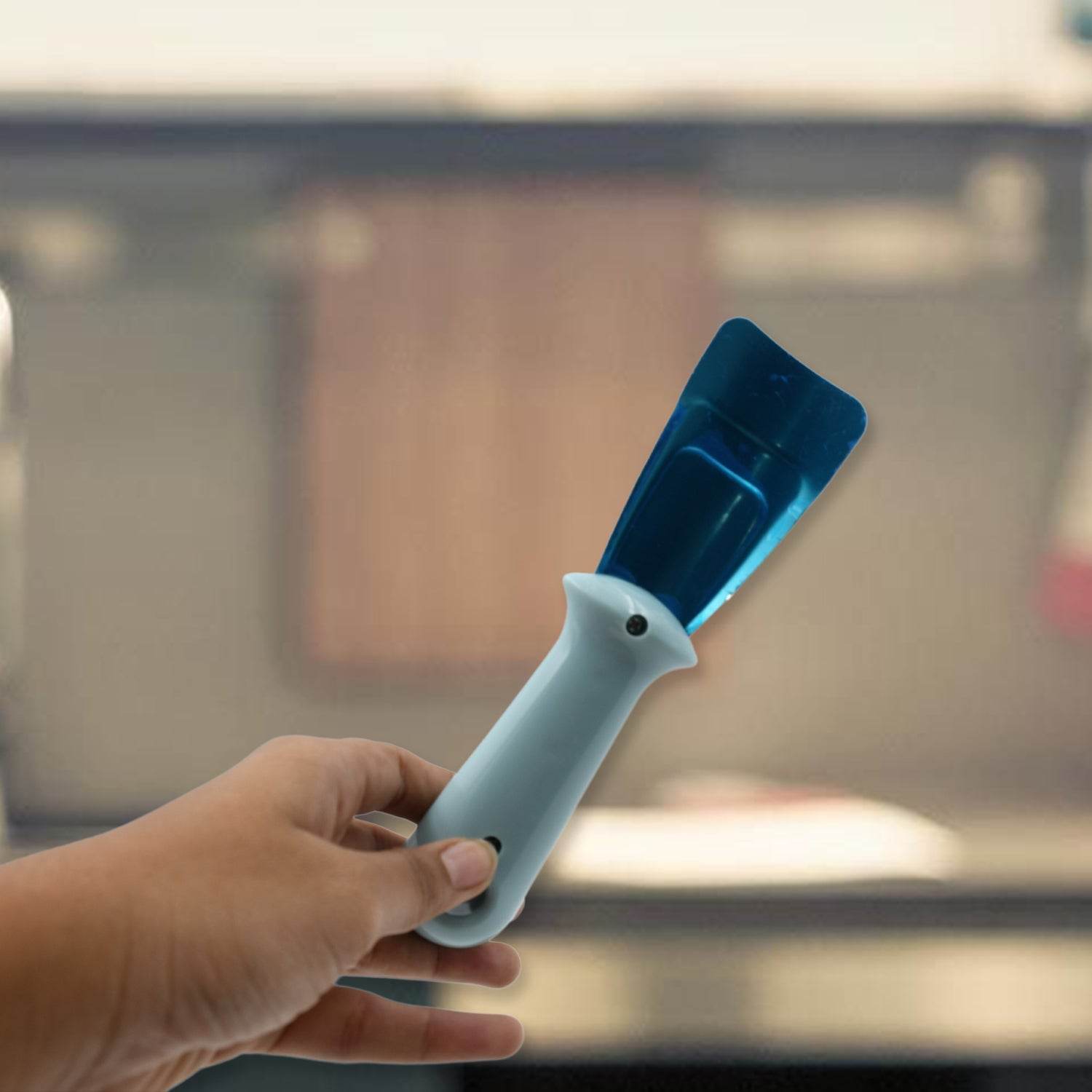 ice Remover Scoop, Non Slip Ergonomic Design Compact Size Freezer Shovel Anti Rust for Refrigerator (1Pc) - infinityexculsivestore.com